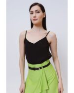 Μπλουζάκι με τιράντες 60552 Μαύρο - Image 2