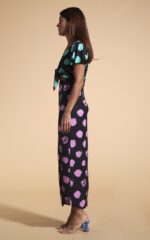 ΦΟΡΕΜΑ Dancing Leopard LILY-DOTGRPI ΜΑΥΡΟ/ΠΡΑΣΙΝΟ/ΡΟΖ - Image 3