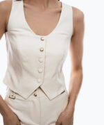 Γιλέκο Emporio Gramma 7-72444-34 Εκρου