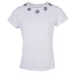 Μπλούζα κοντομάνικη Josephine  C01751 Λευκή