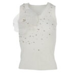 ΜΠΛΟΥΖΑ FLOWER LOVE ΑΜΑΝΙΚΗ ΣΕ ΛΕΥΚΟ