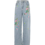 ΠΑΝΤΕΛΟΝΙ FLOWER BLOOM  DENIM