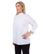 ΠΟΥΚΑΜΙΣΟ/ΜΠΛΟΥΖΑ  EMMA ΣΕ ΛΕΥΚΟ - Image 2