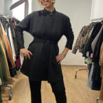 ΣΕΤ ΜΠΛΟΥΖΑ-ΠΟΥΚΑΜΙΣΟ ME ΠΑΝΤΕΛΟΝΙ JOSELLINE ΣΕ ΜΑΥΡΟ