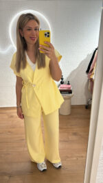 ΣΕΤ ΣΑΚΑΚΙ ΠΑΝΤΕΛΟΝΙ OLYMBIC 231333  ΜΕ ΧΡΥΣΟ ΚΟΥΜΠΙ ΣΕ ΚΙΤΡΙΝΟ - Image 4