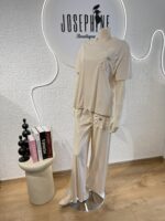 SET FLOWER DIVA ΜΕ ΚΟΝΤΟ ΜΑΝΙΚΙ ΚΑΙ ΠΑΝΤΕΛΟΝΙ ΜΕ ΛΑΣΤΙΧΟ ΣΕ ΜΠΕΖ - Image 2