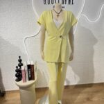 ΣΕΤ ΣΑΚΑΚΙ ΠΑΝΤΕΛΟΝΙ OLYMBIC 231333  ΜΕ ΧΡΥΣΟ ΚΟΥΜΠΙ ΣΕ ΚΙΤΡΙΝΟ