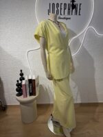 ΣΕΤ ΣΑΚΑΚΙ ΠΑΝΤΕΛΟΝΙ OLYMBIC 231333  ΜΕ ΧΡΥΣΟ ΚΟΥΜΠΙ ΣΕ ΚΙΤΡΙΝΟ - Image 13