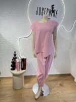 SET CAROLINA ΜΕ ΚΟΥΜΠΙΑ ΣΤΟΥΣ ΩΜΟΥΣ ΣΕ ΡΟΖ