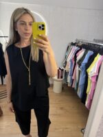 SET VALLERIA ΑΣΥΜΜΕΤΡΟ ΑΜΑΝΙΚΟ ΣΕ ΜΑΥΡΟ - Image 4