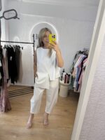 SET VALLERIA ΑΜΑΝΙΚΟ ΑΣΥΜΜΕΤΡΟ ΣΕ ΛΕΥΚΟ - Image 3