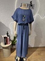 SET ADAMINA ONE SIZE ΣΕ ΧΡΩΜΑ ΜΠΛΕ -JEAN BLUE COLOUR - Image 5