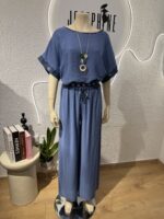 SET ADAMINA ONE SIZE ΣΕ ΧΡΩΜΑ ΜΠΛΕ -JEAN BLUE COLOUR