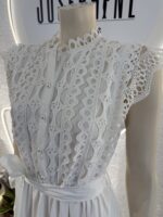 ΦΟΡΕΜΑ VANINNA ONE SIZE ΜΕ ΟΜΟΡΦΗ ΛΕΠΤΟΜΕΡΕΙΑ ΣΕ ΛΕΥΚΟ - Image 3