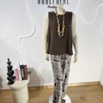 SET SIMONETTA ONE SIZE ΚΑΦΕ-ΕΚΡΟΥ