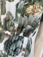 ΦΟΡΕΜΑ VANELLA ONE SIZE ΦΛΟΡΑΛ ΣΕ ΠΡΑΣΙΝΟΥΣ ΧΡΩΜΑΤΙΣΜΟΥΣ - Image 3