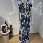 ΦΟΡΕΜΑ VANELLA ONE SIZE ΦΛΟΡΑΛ ΣΕ ΜΠΛΕ ΧΡΩΜΑΤΙΣΜΟΥΣ