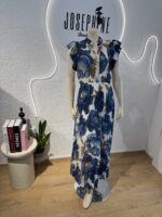 ΦΟΡΕΜΑ VANELLA ONE SIZE ΦΛΟΡΑΛ ΣΕ ΜΠΛΕ ΧΡΩΜΑΤΙΣΜΟΥΣ - Image 2