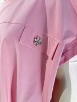 SET LELLA ΜΕ ΚΟΝΤΟ ΜΑΝΙΚΙ ΣΕ ΧΡΩΜΑ ΡΟΖ - Image 3