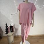 SET LELLA ΜΕ ΚΟΝΤΟ ΜΑΝΙΚΙ ΣΕ ΧΡΩΜΑ ΡΟΖ