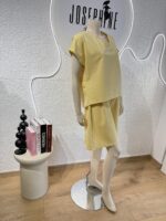 SET ROSARINA ΒΕΡΜΟΥΔΑ ΜΕ ΜΠΛΟΥΖΑ ΣΕ ΧΡΩΜΑ ΚΙΤΡΙΝΟ - Image 2