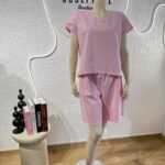 SET ROSARINA ΒΕΡΜΟΥΔΑ ΜΕ ΜΠΛΟΥΖΑ ΣΕ ΧΡΩΜΑ ΡΟΖ