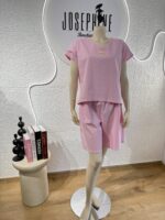 SET ROSARINA ΒΕΡΜΟΥΔΑ ΜΕ ΜΠΛΟΥΖΑ ΣΕ ΧΡΩΜΑ ΡΟΖ