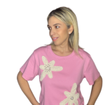 ΜΠΛΟΥΖΑ SILVIA  ΜΕ ΔΙΑΚΟΣΜΗΤΙΚΑ ΣΤΟΙΧΕΙΑ ΣΕ ΡΟΖ