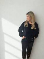 ΣΕΤ FRIDA ΜΠΛΟΥΖΑ ΠΑΝΤΕΛΟΝΙ ΣΕ ΜΑΥΡΟ - Image 4