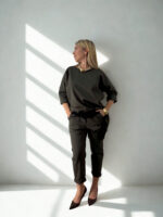 SET ARABELLA ΜΠΛΟΥΖΑ ΠΑΝΤΕΛΟΝΙ ONE SIZE ΣΕ ΧΑΚΙ - Image 4