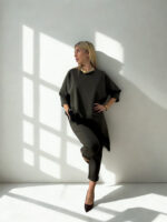 SET ARABELLA ΜΠΛΟΥΖΑ ΠΑΝΤΕΛΟΝΙ ONE SIZE ΣΕ ΧΑΚΙ - Image 5