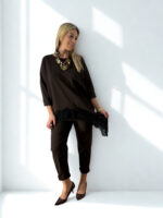 SET ARABELLA ΜΠΛΟΥΖΑ ΠΑΝΤΕΛΟΝΙ ONE SIZE ΣΕ ΚΑΦΕ - Image 3