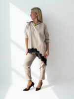 SET ARABELLA ΜΠΛΟΥΖΑ ΠΑΝΤΕΛΟΝΙ ONE SIZE ΣΕ ΜΠΕΖ - Image 4