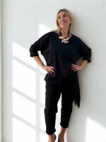 SET ARABELLA ΜΠΛΟΥΖΑ ΠΑΝΤΕΛΟΝΙ ONE SIZE ΣΕ ΜΑΥΡΟ - Image 2