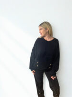 ΣΕΤ FRIDA ΜΠΛΟΥΖΑ ΠΑΝΤΕΛΟΝΙ ΣΕ ΜΑΥΡΟ - Image 2