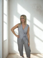 ΣΕΤ CORALLIE ONE SIZE ΓΙΛΕΚΟ ΠΑΝΤΕΛΟΝΙ ΣΕ ΓΚΡΙ