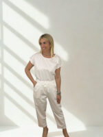 ΣΕΤ ANVERSA ONE SIZE ΠΑΝΤΕΛΟΝΙ ΜΠΛΟΥΖΑ ΜΕ ΔΙΑΚΟΣΜΗΤΙΚΑ ΣΤΟΙΧΕΙΑ ΣΕ ΛΕΥΚΟ - Image 2