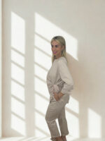 ΣΕΤ  BEIGE HARMONY ONE SIZE ΠΑΝΤΕΛΟΝΙ ΚΑΙ ΜΠΛΟΥΖΑ ΜΕ ΔΕΣΙΜΟ ΣΕ BEIGE - Image 3