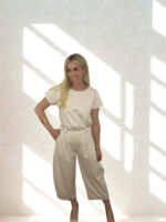 SET ITALIAN PONCHO ONE SIZE ΜΠΛΟΥΖΑ ΠΑΝΤΕΛΟΝΙ ΣΕ ΜΠΕΖ - Image 8