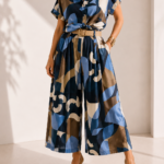 SET SAHARA ONE SIZE ΠΟΥΚΑΜΙΣΟ ΚΑΙ ΠΑΝΤΕΛΟΝΑ ΜΕ ΛΑΣΤΙΧΟ ΚΑΙ ΖΩΝΗ ΣΕ ΜΠΛΕ