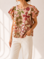 ΜΠΛΟΥΖΑ BLOOMY MUSE TOP ONE SIZE ΣΕ ΡΟΖ