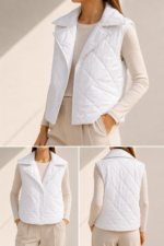 ΜΠΟΥΦΑΝ ΑΜΑΝΙΚΟ FRESH AIR VEST JACKET ONE SIZE ΣΕ ΛΕΥΚΟ