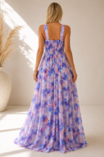 ΦΟΡΕΜΑ FAIRYTALE DRESS ONE SIZE ΣΕ ΛΙΛΑ FLORAL - Image 4