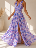 ΦΟΡΕΜΑ FAIRYTALE DRESS ONE SIZE ΣΕ ΛΙΛΑ FLORAL
